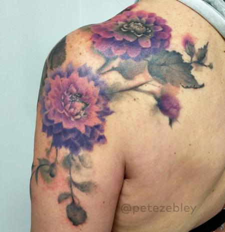 Tattoos - Dahlia Tattoo - 111606